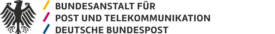 Logo der Bundesanstalt für Post und Telekommunikation Deutsche Bundespost