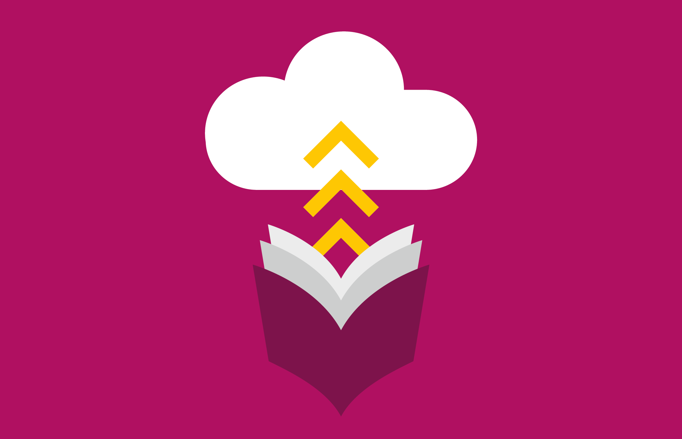Grafik Upload von Daten in die Cloud